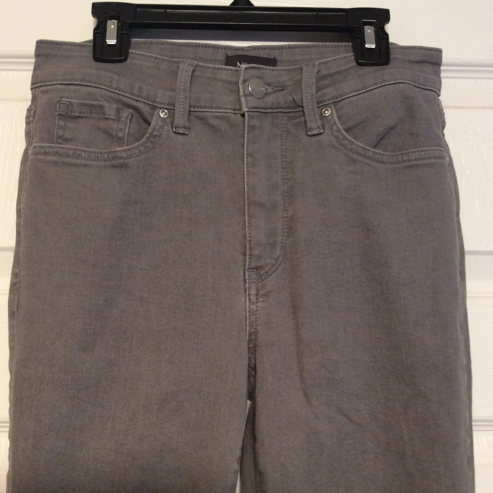 NYDJ Slim Bootcut stretch gray jeans lift technology size 0 - Picture 2 of 14
